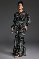 Eye-catching Plus Size Sequins Dress for Glamorous Occasions | Curveins