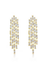 Curveins Crystal Drop Dangle Earrings