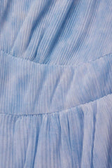 Curveins Plus Size V-Neck Ruffle Hem Tiered Maxi Dress