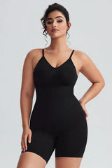 Sexy V-Neck Sleeveless Tummy Control Bodysuit