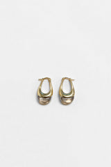 Curveinse Vintage Irregular Metallic Statement Designer Earrings