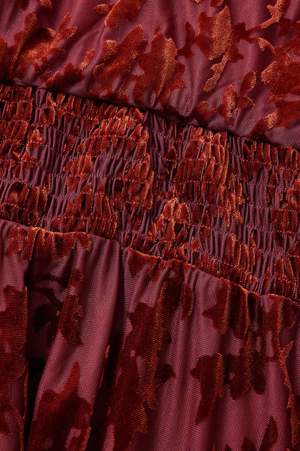 Curveins Plus Size Velvet Plain Maxi Dress