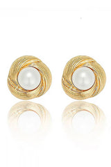 Curveins Sparkle Pearl Drop Earrings