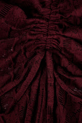 Curveins Plus Size Crew Neck Flared Long Sleeve Floral Bodycon Elegant Maxi Dress