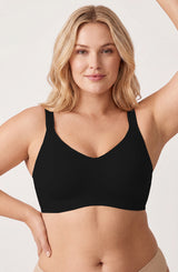 Curveins Soft Jelly Full Cup No Underwire Seamless Support T-Shirt Bra