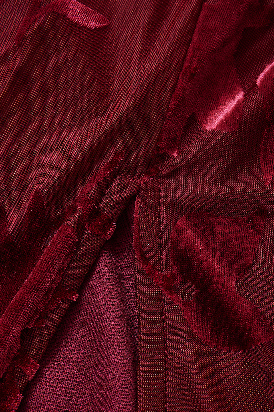 Curveins Plus Size Velvet Plain Maxi Dress