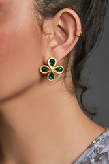 Curveins Vintage Elegant Floral Earrings