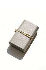 Curveins Elegant French Vintage Metal Chain Mini Bag