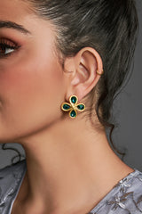 Curveins Vintage Elegant Floral Earrings