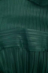 Curveins Plus Size Crew Neck Long Sleeve Ruffle Tiered Skirt Set