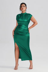 Elegant Plus Size Green Dress for Any Occasion | Curveins