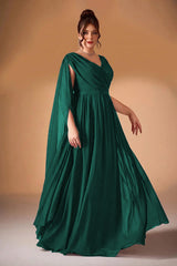 Curveins Plus Size V-Neck Backless High-Waist A-Line Sequin Maxi Dress