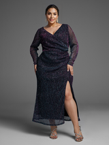 Plus Size Black Dresses front