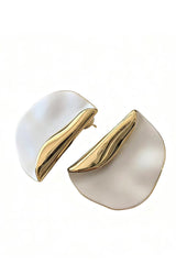 Curveins Vintage Wide Face Arabesque Stud Earrings