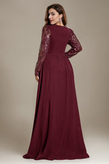 Curveins Plus Size V-Neck Sequin Bodycon Maxi Dress