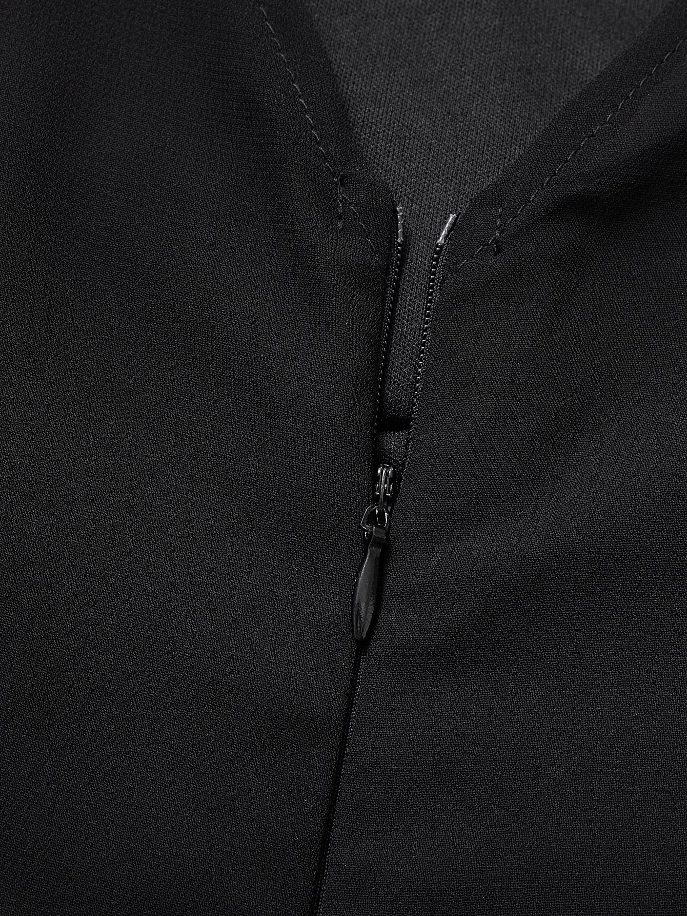 Curveins Plus Size Round Neck Ruffle Floral Sleeve Sequin Maxi Dress