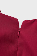 Curveins Plus Size V Neck Short Sleeve Pleated Waist Flowy Tiered Maxi Dress