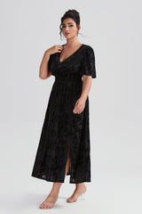 Plus Size Black Dresses front2