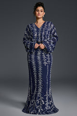 Curveins Plus Size V-Neck Vertical Sequin Bodycon Maxi Dress Elegant Evening Wear