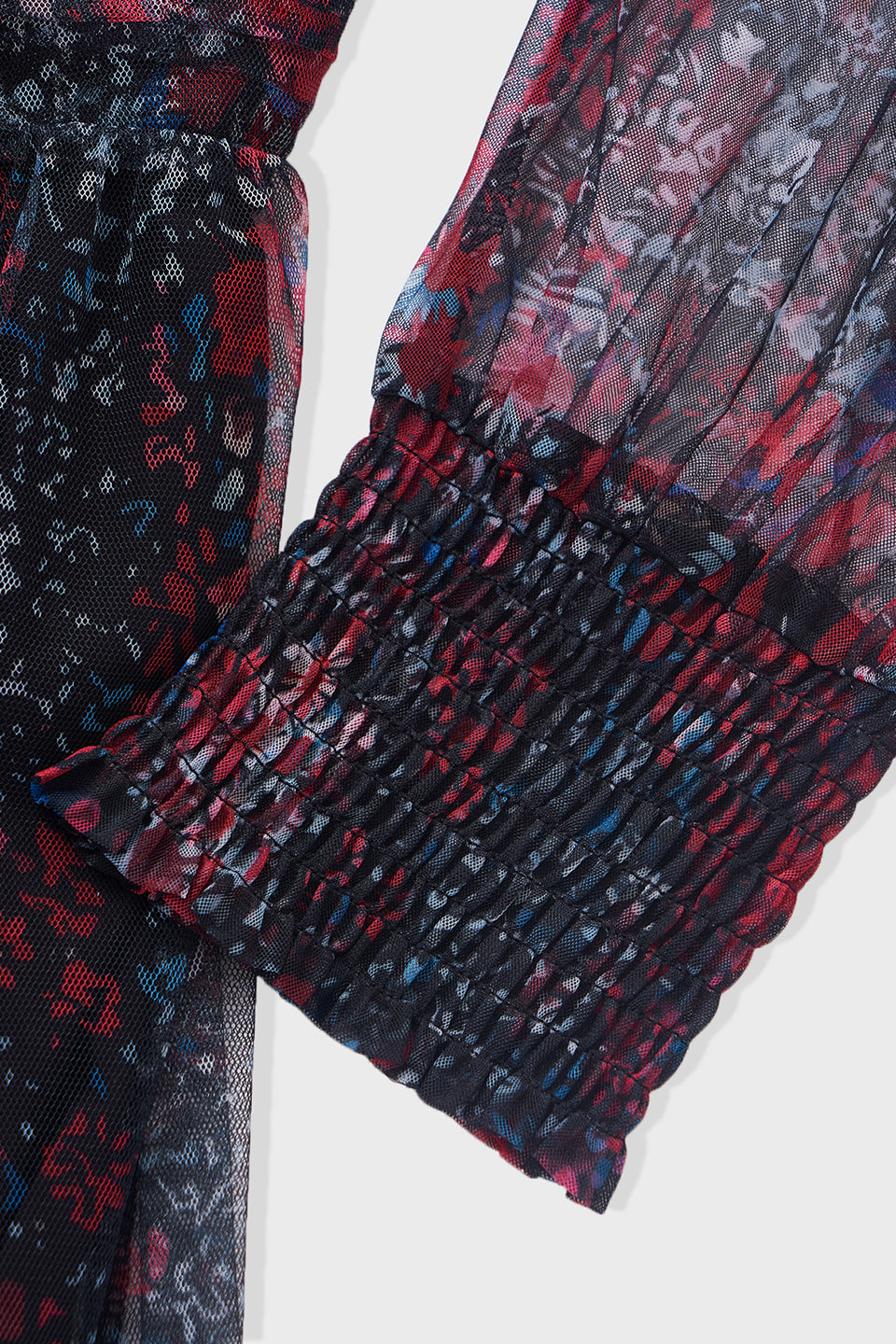 Curveins Plus Size V-Neck Floral Asymmetrical Hem Maxi Dress