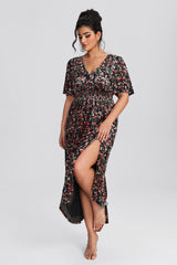 Plus Size Floral Dresses front5