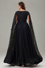 Curveins Plus Size V-Neck Waist-Defining Sequin Maxi Dress