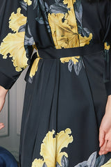 Curveins Plus Size Satin Ice Silk Cooling Lightweight Loose Fit Robe Nightwear