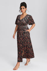 Plus Size Floral Dresses front3