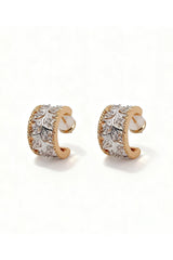 Curveins Vintage Wide Face Arabesque Stud Earrings