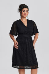 Plus Size Black Dresses front3