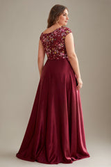 Curveins Plus Size Round Neck Sleeveless Ruched Cross Waist Pattern Maxi Dress