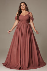 Curveins Plus Size Sleeveless V Neck Ruched Waist Flowing Elegant Maxi Dress