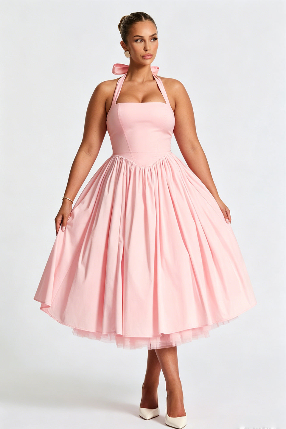 white christmas dresses Curves Ahead Strapless Mini Dress main image 0