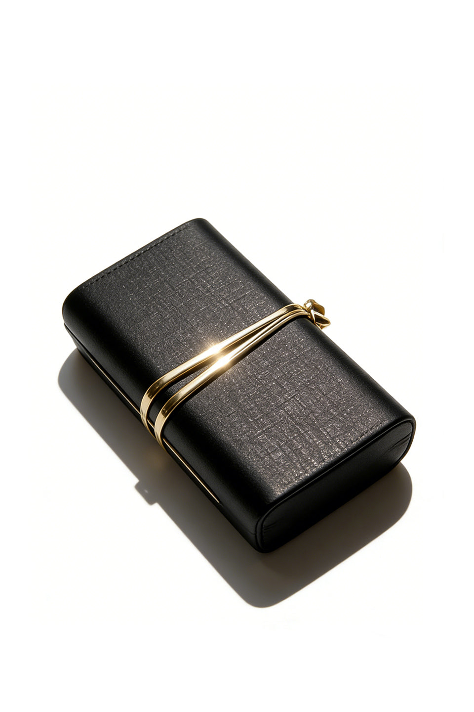 Curveins Elegant French Vintage Metal Chain Mini Bag