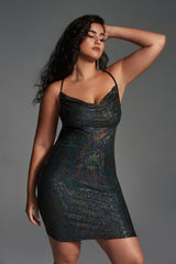 Plus Size Spaghetti Strap Sexy Bodycon Dress