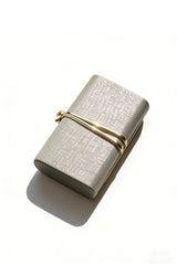 Curveins Elegant French Vintage Metal Chain Mini Bag