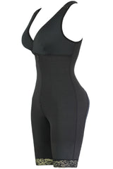 Curveins Plus Size High-Waist Lifting Full Body Shaper Tummy Control Bodysuit