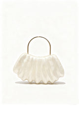 Curveins Chic Wrinkled Boxy Bag with Marble Design