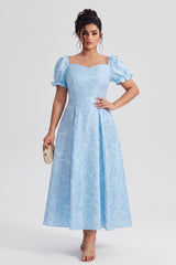 Curveins Plus Size V Neck Short Sleeve Printed Ruched Waist Elegant Maxi Dress
