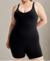 Curveins Plus Size Padded Seamless Comfort Bodysuit