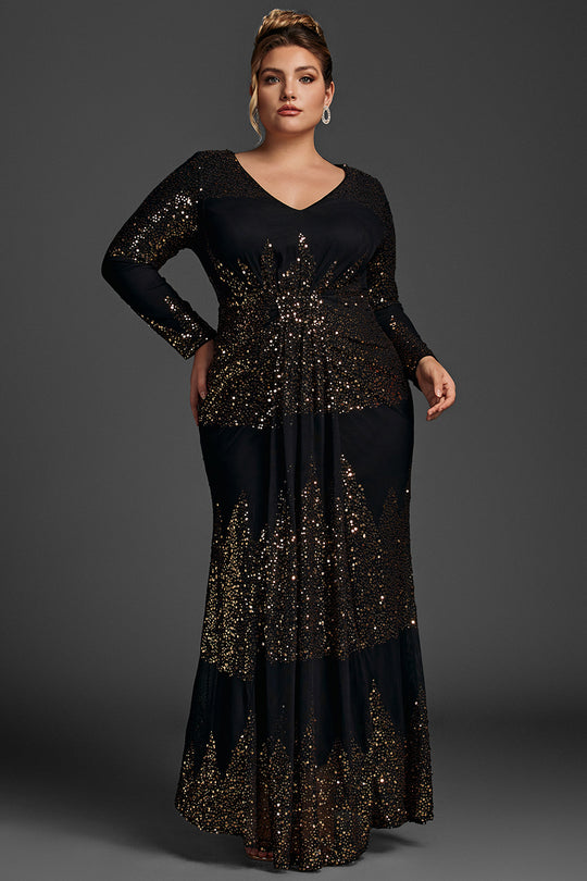 Plus Size Draped Floral Vintage Women Retro Maxi Dress