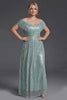 Curveins Plus Size V-Neck Sequin Maxi Dress