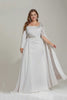 Curveins Plus Size Long Sleeve Ruched Waist Elegant Flowing Maxi Dress