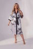 Curveins Plus Size Ice Silk Breathable Soft Cooling Summer Night Robe