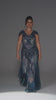 Curveins Plus Size Sequin V-Neck Bodycon Maxi Dress