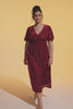 Curveins Plus Size Velvet Plain Maxi Dress